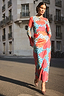 Thumbnail for Blue Deer Poppy Aria Mesh Dress