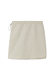 Cream Raffia Wrap Skirt featuring a textured woven fabric and side tie fastening.