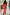 Thumbnail for Red Bandana Rib Dorris Skirt and matching Alexa cardigan co-ord styled with a tan sweater in a mirror selfie.