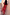 Thumbnail for Red Bandana Remi Dress with leopard sleeve frills and an a-symmetrical skirt, shown from behind on a model.