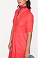 Red Palm Broderie Hayley Dress in cotton with short sleeves and button-up detailing on a model.