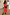 Thumbnail for Red bandana Remi dress with leopard print ruffle sleeves and a pleated asymmetrical skirt.