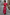 Thumbnail for Pink Soleil Remi Dress featuring red sun motifs, pleated frill details and an asymmetrical skirt.