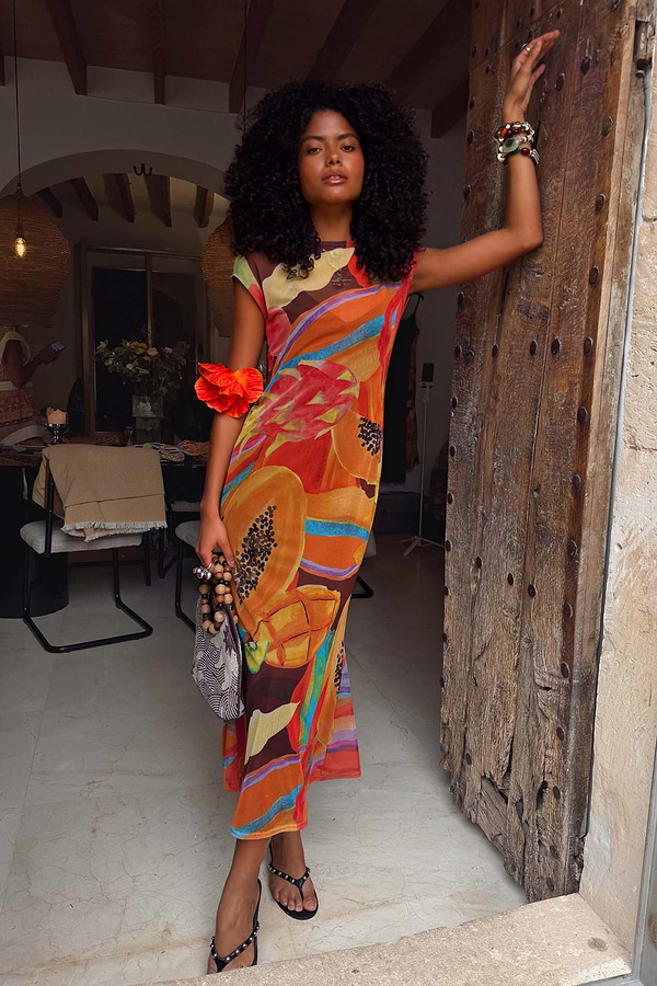 mesh dresses south africa African Dresses | Jelissa African Print Mesh Dress