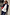 Thumbnail for White Rodeo T-Shirt with red text, styled with a pinstripe suit and blue neck scarf for a London look.