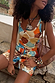 Shell Rib Tank featuring an ocean-toned abstract shell print and ribbed texture, styled for feel good vacation dressing.