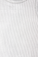 Close up detail of the metallic silver ribbed fabric on the Silver Ribbed Tank Top.