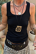 Deloris Mermaid Necklace with an engraved brass pendant on a black leather cord, styled for a multi-wear layered look.