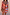 Thumbnail for Multi Stripe Blazer in red and blue satin-esque fabric, styled as a co-ord with a leopard print clutch bag.