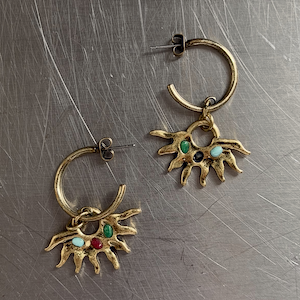 Deloris Sun Hoop Earrings