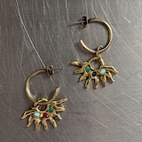 Deloris Sun Hoop Earrings