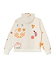 Cream Sundazed Accessible Hoodie with sun and heart graphic prints and concealed zips for treatment access.