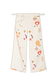 Thumbnail for Cream Sundazed Wide Leg Accessible Joggers featuring NFD print motifs, concealed side zips, and popper waistband.