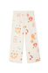 Thumbnail for Cream Sundazed Wide Leg Accessible Joggers featuring vibrant sun, heart and star motifs in a relaxed fit.