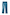 Thumbnail for Straight leg Teal Vegan Leather Trousers in a back view showing pocket details and a smooth finish.