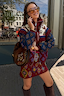 Thumbnail for Red Tile Quilted Jacket