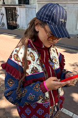 Red Tile Quilted Jacket