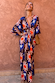 Chocolate and Blue Sun Toria Dress