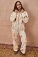 Cream Sundazed Wide Leg Accessible Joggers and matching hoodie featuring vibrant sun and heart motifs.