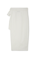 White Linen Jaspre Skirt featuring a multi-wear wrap design and tie-waist fastening.