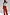 Thumbnail for White Ribbed Tank styled with orange trousers for a casual London look, shown on a model taking a selfie.