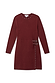 Thumbnail for Burgundy Stud Sammie Mini Dress in a knit fabric with a studded neckline and side buckle detail.