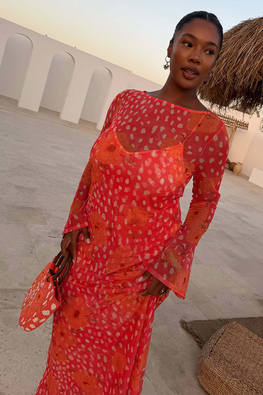 Coral Deer Poppy Aria Dress - Summer Wedding Guest