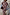 Thumbnail for Chocolate brown Check Floral Top with high neck and draped sleeves, layered for a transeasonal London look.