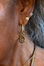 Thumbnail for Deloris I Love you Brass Earrings