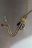 Deloris Brass Bird Necklace