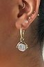 Thumbnail for Deloris I Love you Brass Earrings