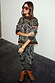 Thumbnail for Khaki Bandana Dana knit jumper and joggers with orange trim, on a 5ft7” model wearing size M.