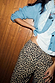 Thumbnail for Lucia Leopard Elissa Trousers in an iconic leopard print, designed with a wide-leg fit and elasticated waist.