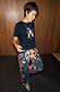 Black Night Garden Barrel Jeans featuring leopard, poppy and mystical motifs in a relaxed barrel leg fit.