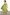 Thumbnail for Olive Lola Mid-axi Dress in green cotton with a ruched bodice and full skirt, shown on a curve model.