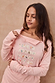 Pink Life is Tough Long Sleeve Accessible T-Shirt featuring a concealed neckline zip for treatment access.