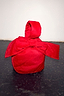 Thumbnail for Red Velvet Bow Bag featuring a large bow and top handle, set against a neutral studio backdrop.