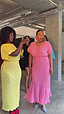 Thumbnail for Vibrant plisse dresses with shimmering metallic flecks, showcased on a diverse group of models for inclusive sizing.