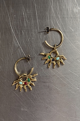 Deloris Sun Hoop Earrings