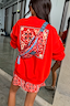 Red Paisley Bum Bag