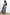 Thumbnail for Gingham Macy midi dress in monochrome with colourful rickrack trim and shirred back detail.