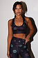 Peace Athleisure Crop Top and matching leggings with a colourful icon print on a model.