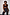 Thumbnail for Peace Athleisure Crop Top and matching leggings in black with a colourful peace, heart and star print.
