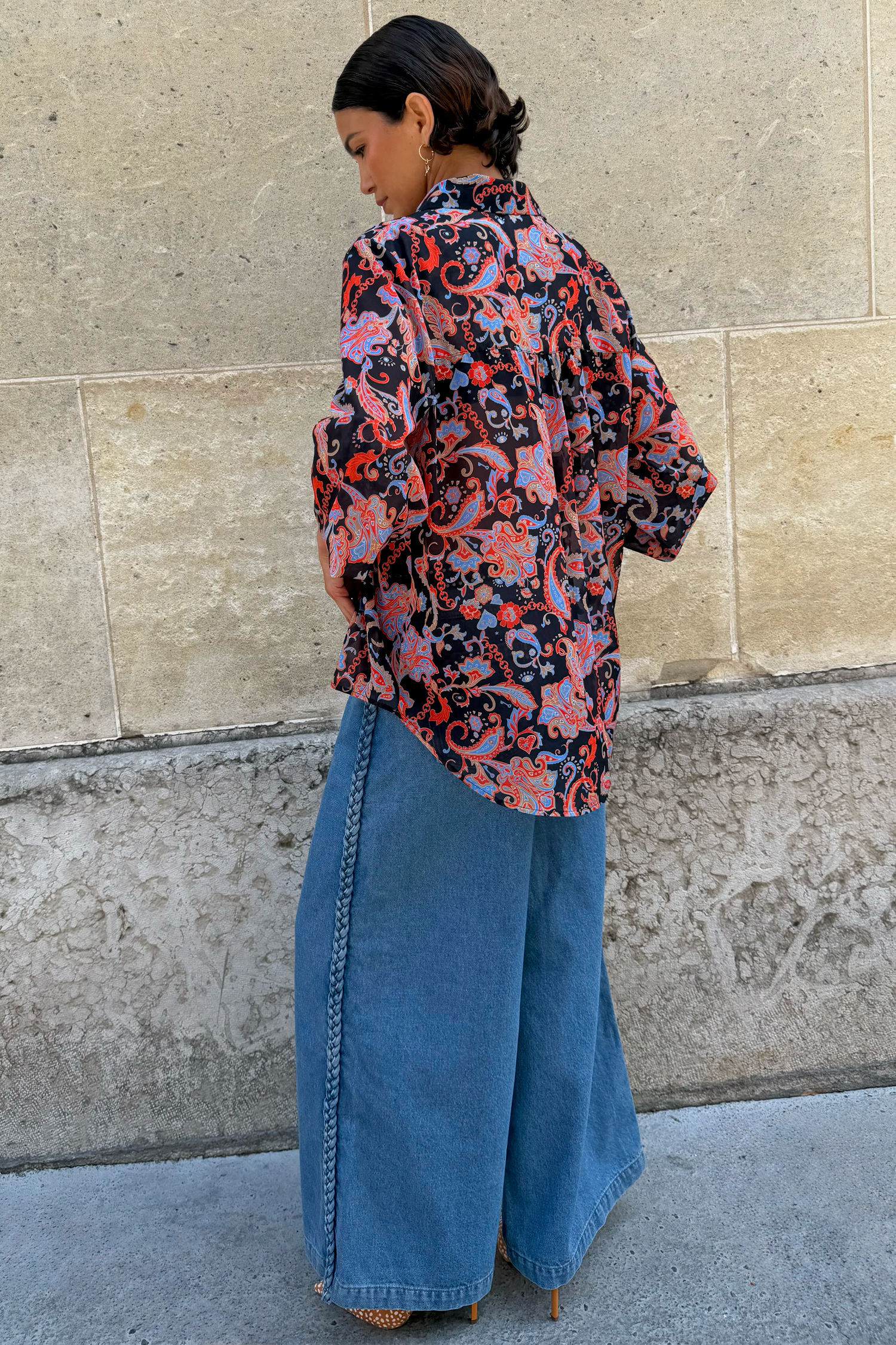 Model is 5ft7” and is UK size 8, wearing UK size 10