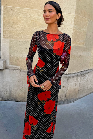 Model is 5ft7” and is UK size 8, wearing UK size 10