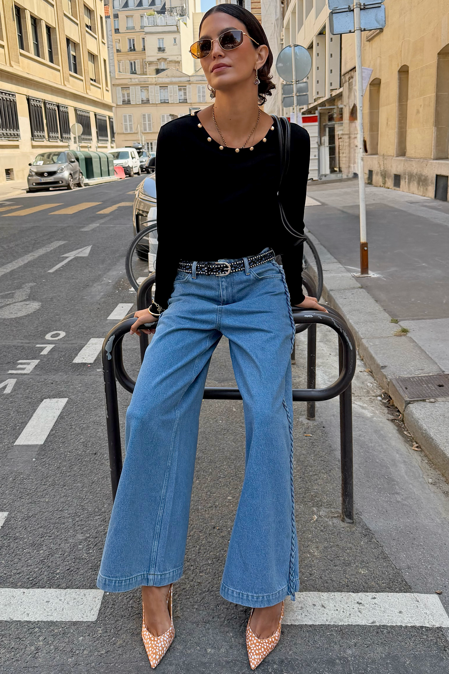 Model is 5ft7” and wears size M