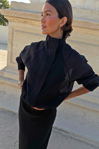Model is 5ft7” and wears size M