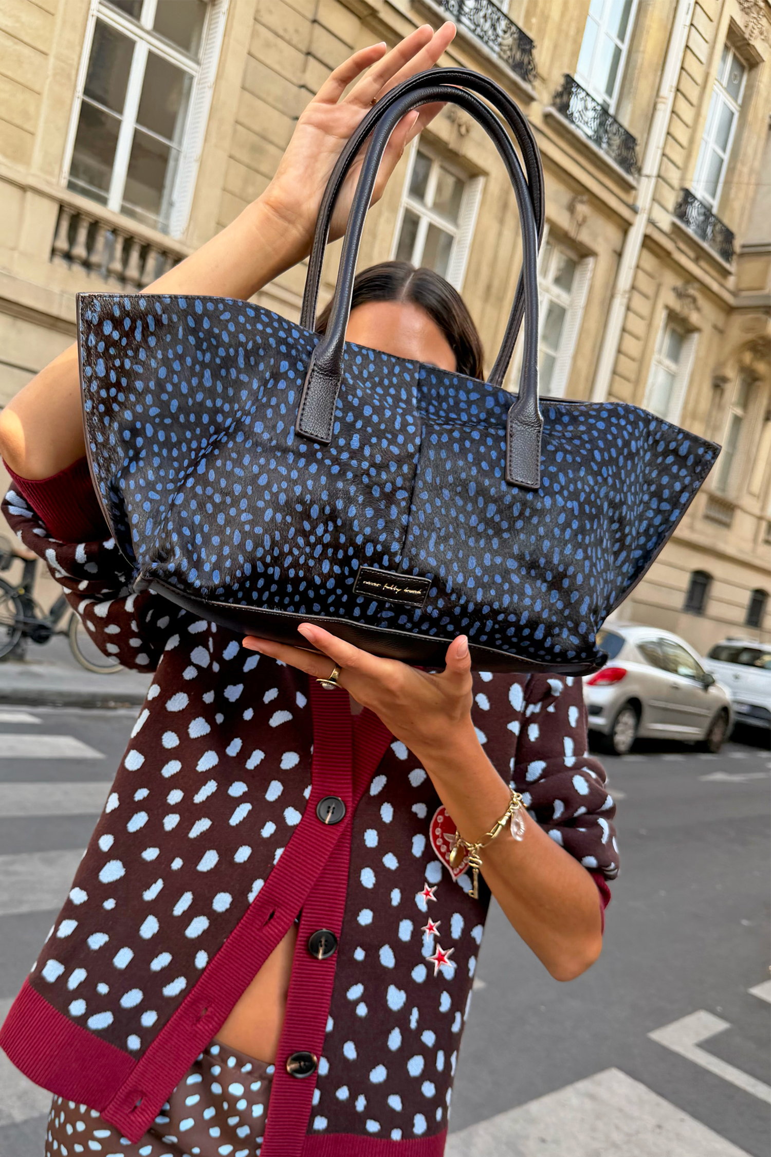 Blue Deer Pony Bag