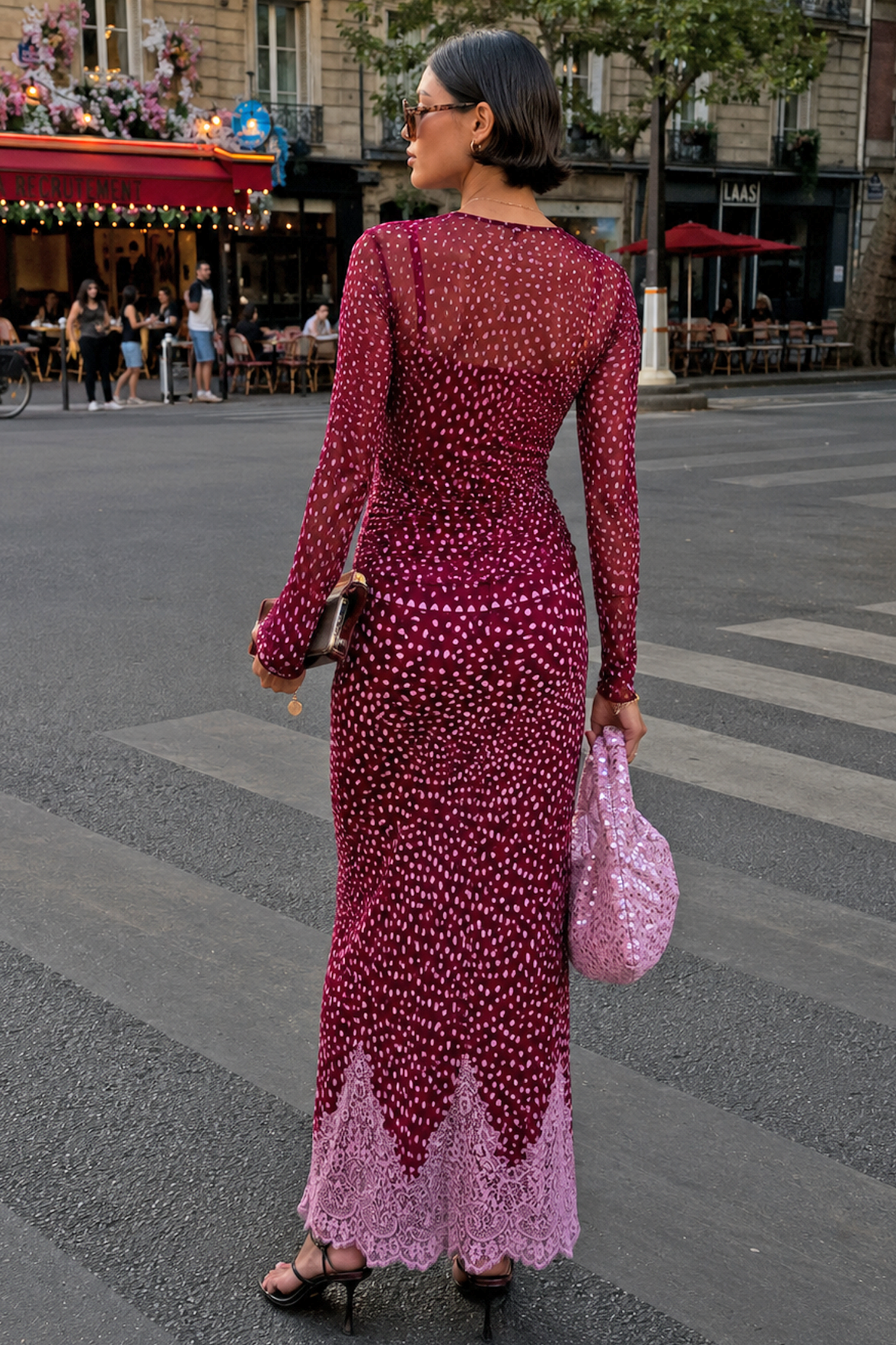 Model is 5ft7” and is UK size 8, wearing UK size 10