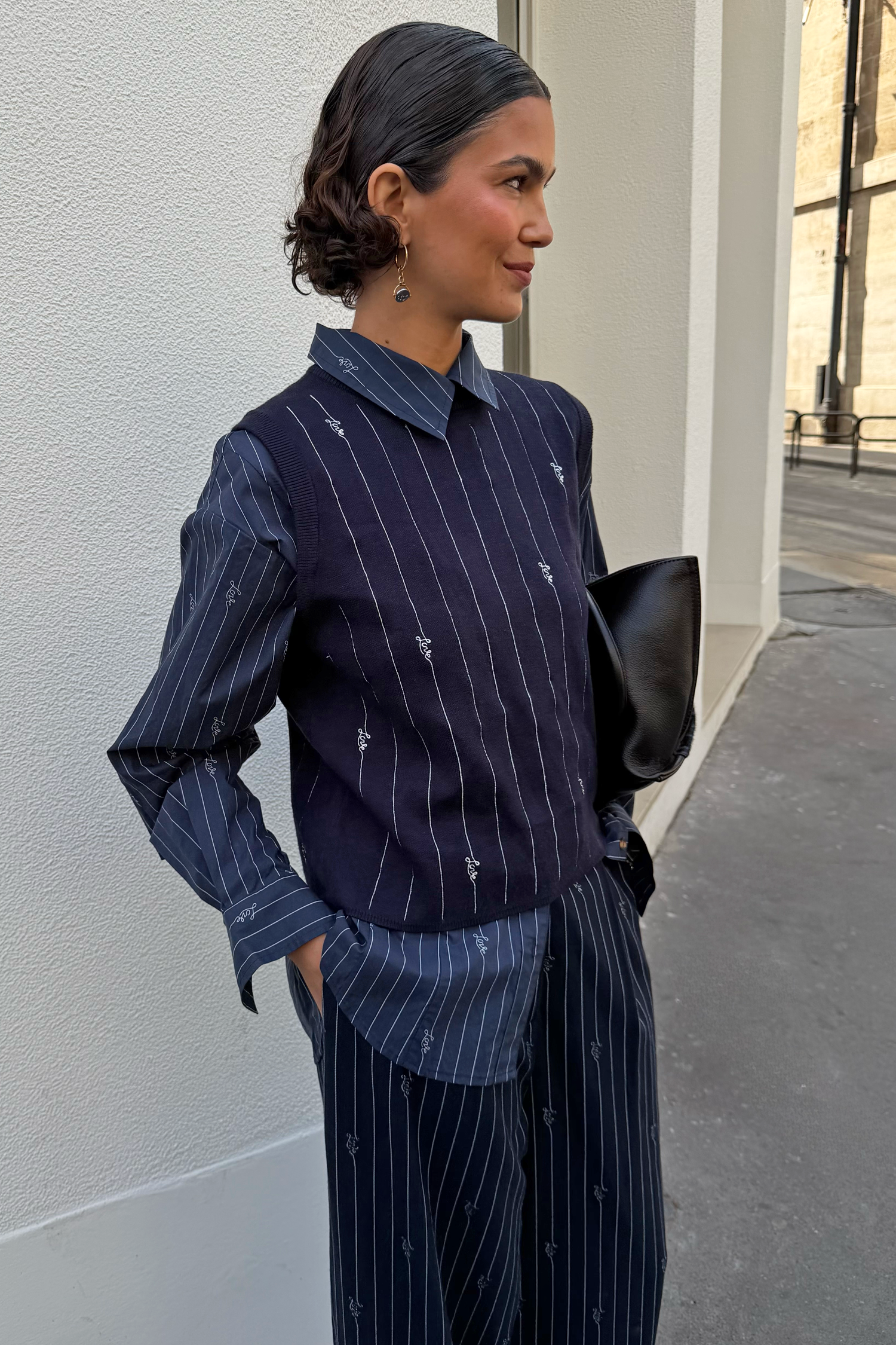 Model is 5ft7” and wears size M